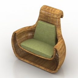3D Armchair preview