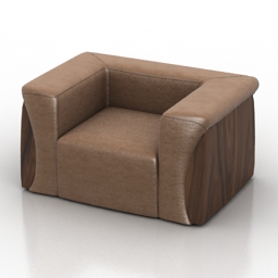3D Armchair preview