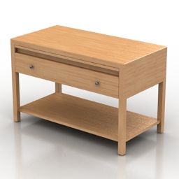 3D Bedside table preview