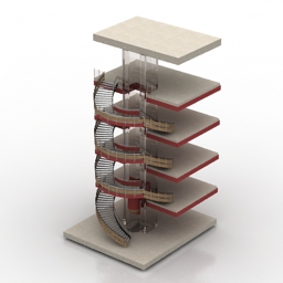 3D Stair preview