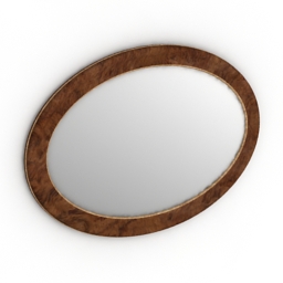 mirror wall 3D Model Preview #68249eb3