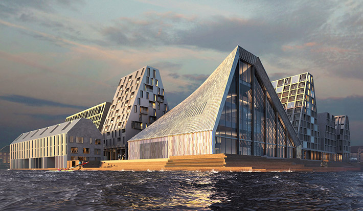 "The Waterfall" aquatic center, Copenhagen, Denmark