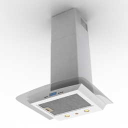 vent range hood globalo divida inox 60 3D Model Preview #751bea16