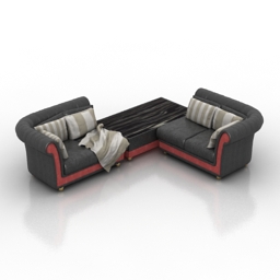 3D Sofa preview