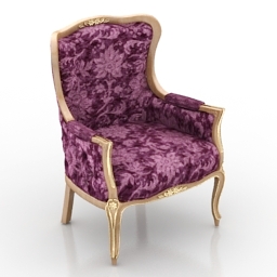 armchair bolero 3D Model Preview #299b30f4