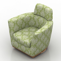 armchair tennessee rapsody 3D Model Preview #4fe54994