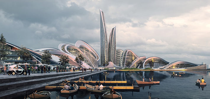 Rublyovo-Arkhangelskoye smart city, Moscow, Russia