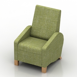 3D Armchair preview