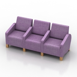 3D Armchair preview