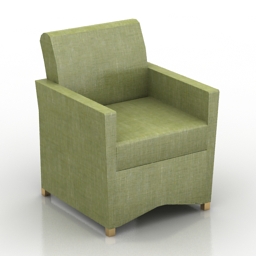 3D Armchair preview