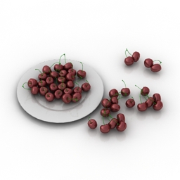 3D Cherries preview