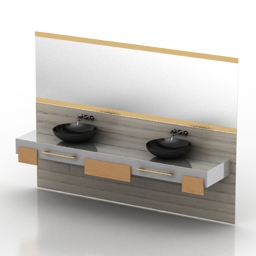 3D Wash-basin preview