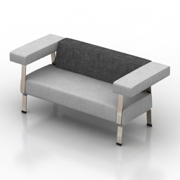 sofa 2 3D Model Preview #97ff5450