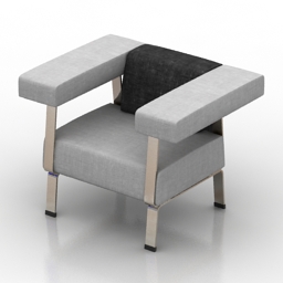 armchair - 3D Model Preview #c1fffd63