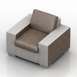 3D Armchair preview