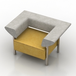3D Armchair preview