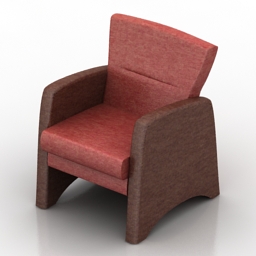 3D Armchair preview
