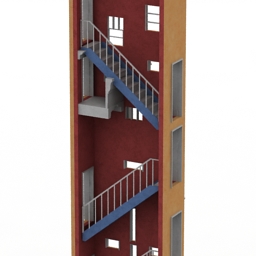 3D Stair preview