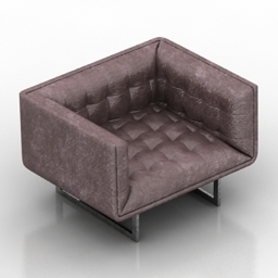 3D Armchair preview