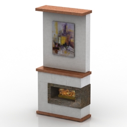 fireplace 3D Model Preview #05b07596