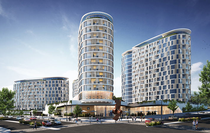 Ellipse Waterfall towers, Gauteng, South Africa