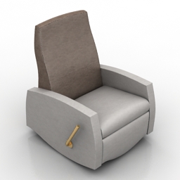 3D Armchair preview