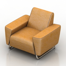 3D Armchair preview