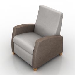 3D Armchair preview