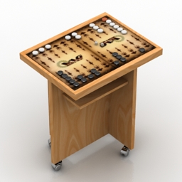3D Backgammon preview