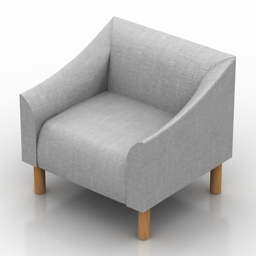 3D Armchair preview