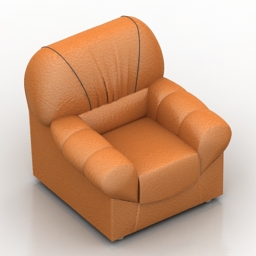 3D Armchair preview