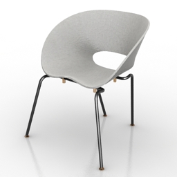 armchair tom vac formdecor 3D Model Preview #35ee55c2
