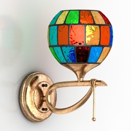 3D Sconce preview