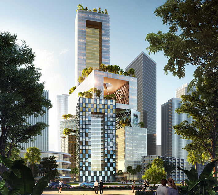 Vanke headquarters by MVRDV, Shenzhen, China