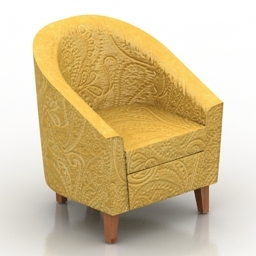 3D Armchair preview