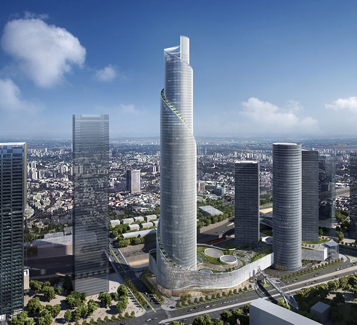 Azrieli Tower by Kohn Pedersen Fox, Tel Aviv, Israel