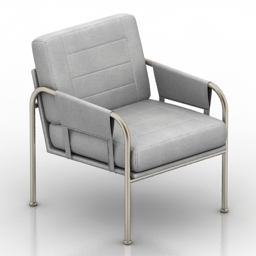 3D Armchair preview