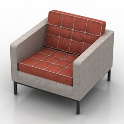 3D Armchair preview