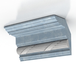 cornice with a pattern 7 3D Model Preview #ad469d2e