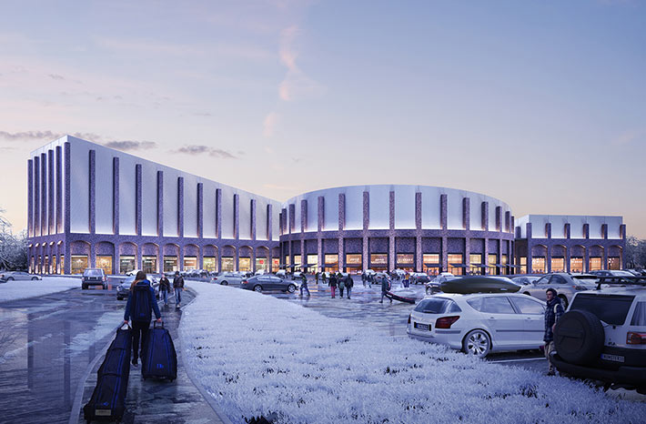 Swindon snow centre, Swindon, England