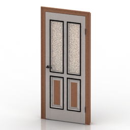 door 5 3D Model Preview #f9c42930