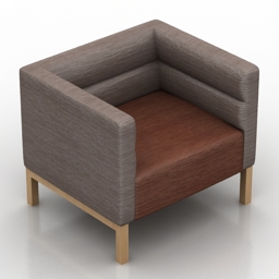 3D Armchair preview