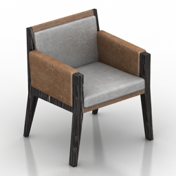 3D Armchair preview