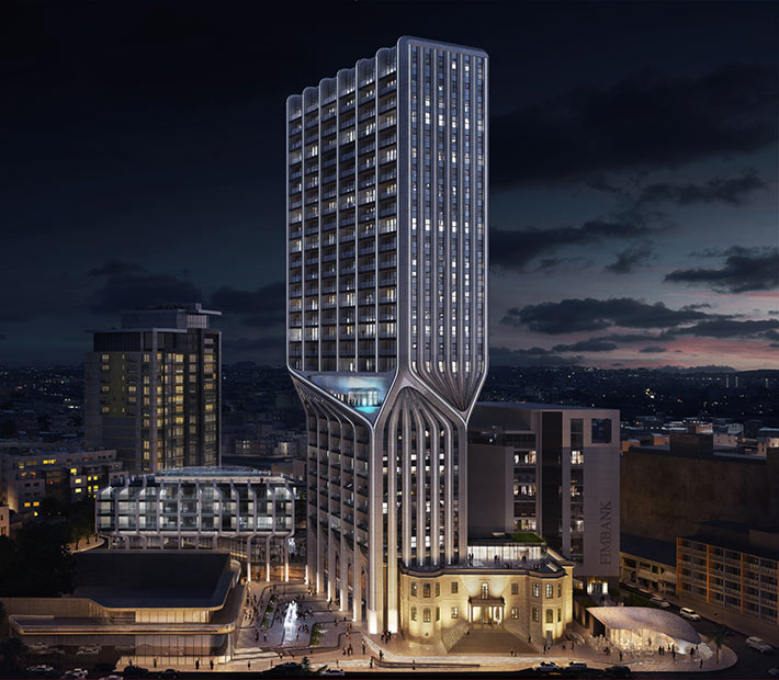Mercury Tower by Zaha Hadid Architects, Paceville, Malta