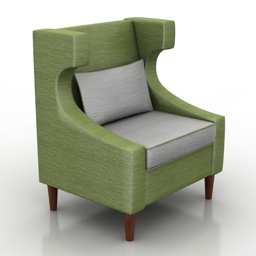 3D Armchair preview