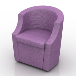 3D Armchair preview