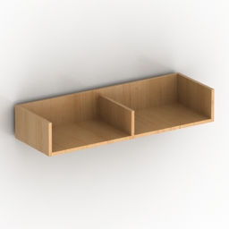 shelf 2 3D Model Preview #ebebcb55