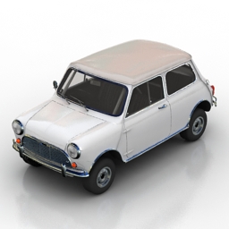 car 1965 austin mini cooper s forza horizon 3D Model Preview #96aa1368