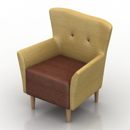 3D Armchair preview