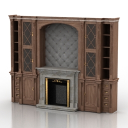 3D Fireplace preview